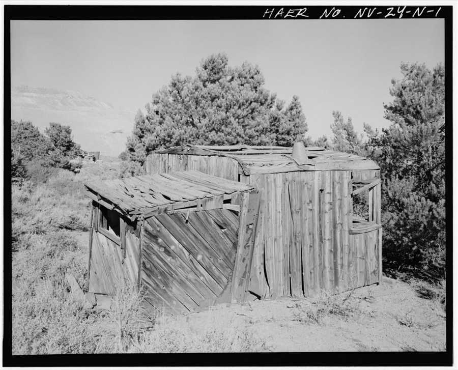 Juniata Mill Complex, Mine & Camp Residence, 22.5 miles Southwest of Hawthorne, between Aurora Crater & Aurora Peak, Hawthorne, Mineral County, NV