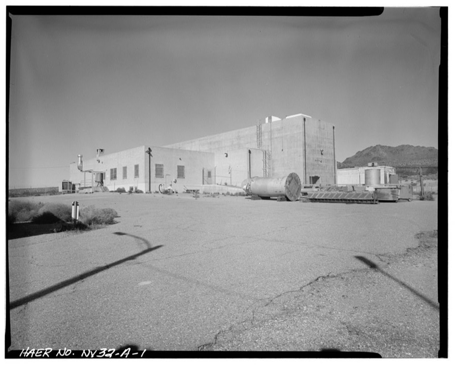 Nevada Test Site, Pluto Facility, Disassembly Building, Area 26, Wahmonie Flats, Cane Spring Road, Mercury, Nye County, NV