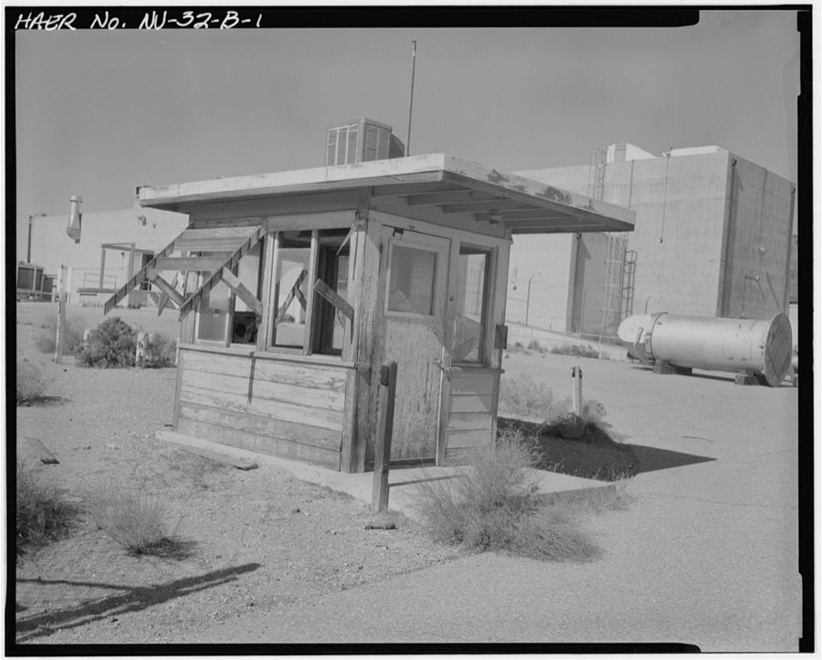 Nevada Test Site, Pluto Facility, Guard House, Area 26, Wahmonie Flats, Cane Spring Road, Mercury, Nye County, NV