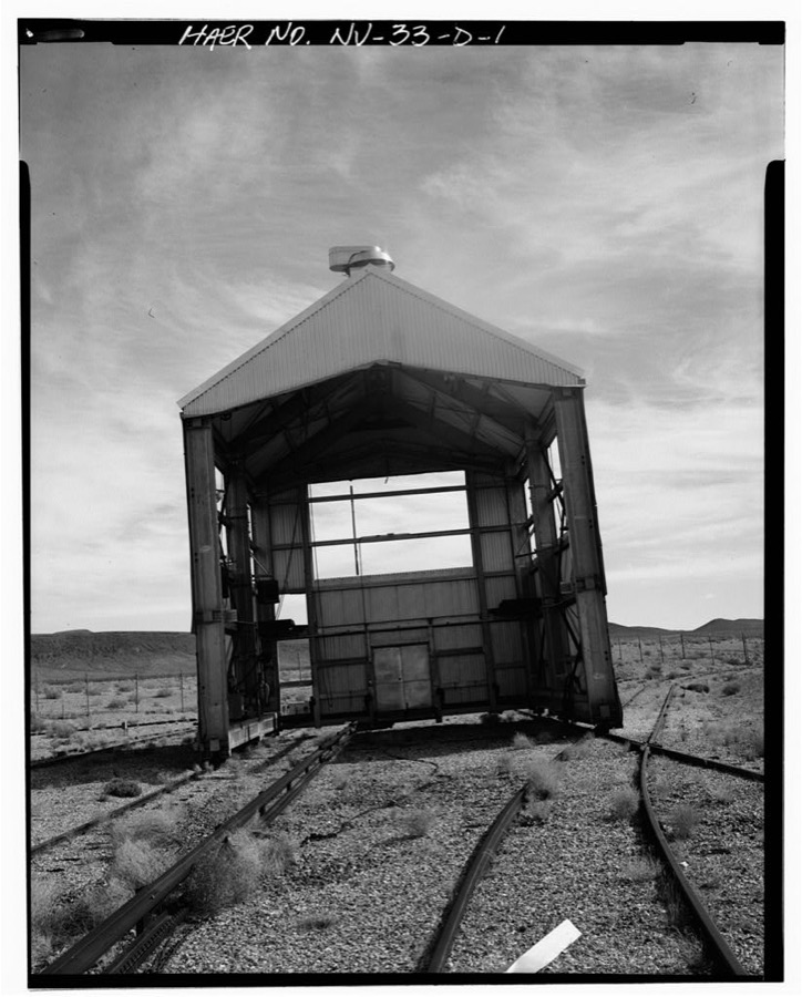 Nevada Test Site, Test Cell A Facility, Moveable Shed, Area 25, Jackass Flats, Road F, Mercury, Nye County, NV