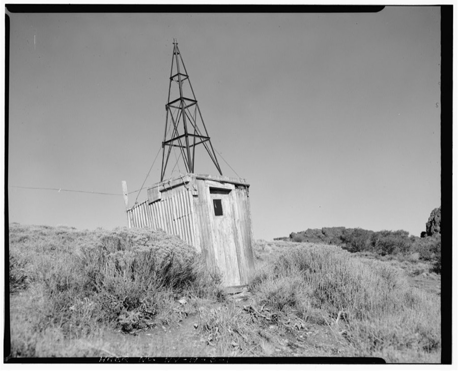 Bell Family Residence, Privy, East slope of Buckskin Mountain, Paradise Valley, Humboldt County, NV