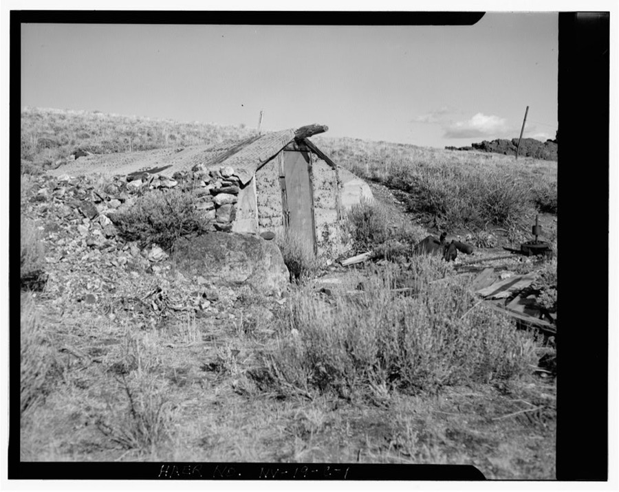 Bell Family Residence, Dugout, East slope of Buckskin Mountain, Paradise Valley, Humboldt County, NV