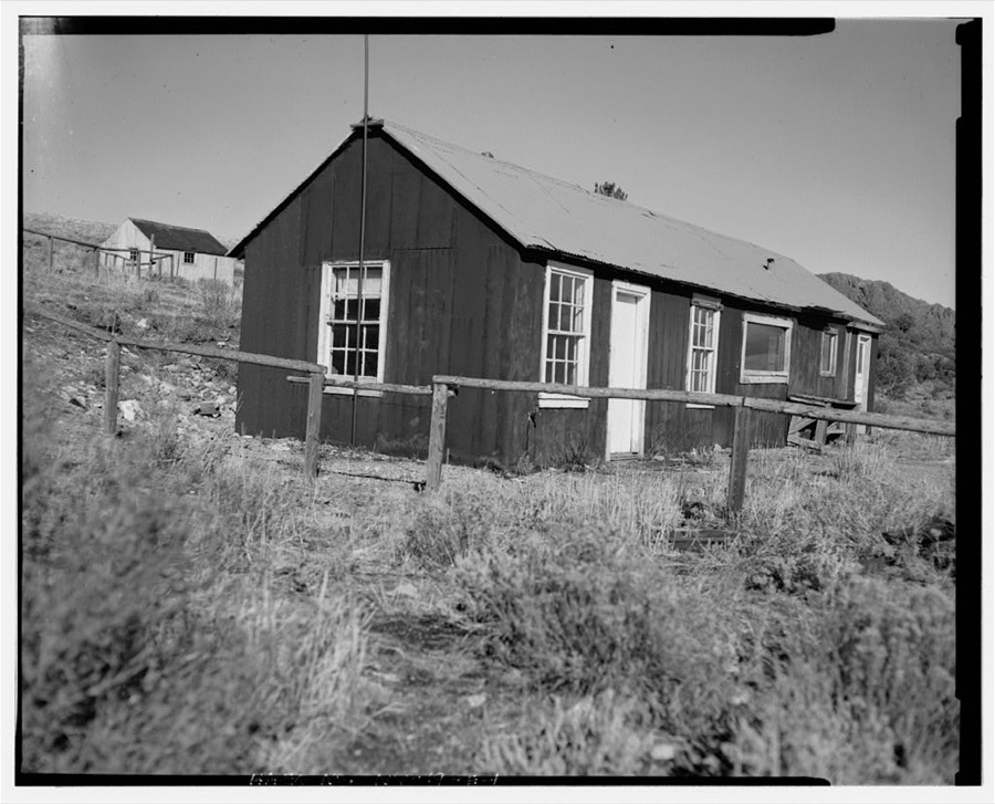 Bell Family Residence, Bunkhouse, East slope of Buckskin Mountain, Paradise Valley, Humboldt County, NV