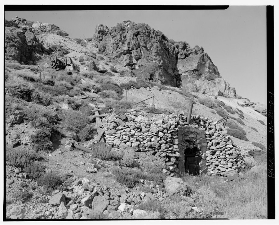 McCormick Group Mine, Mercury Retort, East slope of Buckskin Mountain, Paradise Valley, Humboldt County, NV