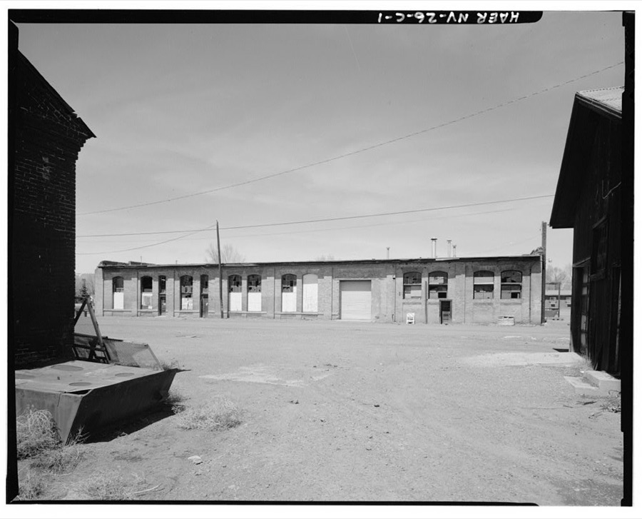 Southern Pacific Railroad, Carlin Shops, Roundhouse Machine Shop Extension, Foot of Sixth Street, Carlin, Elko County, NV