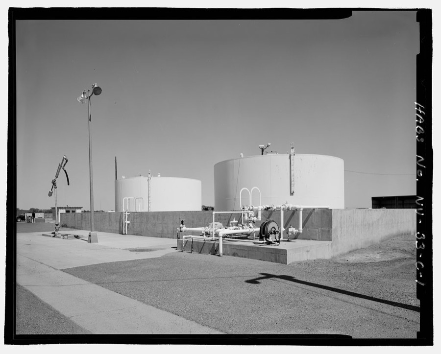 Naval Air Station Fallon, Fuel Tanks, 800 Complex, off Carson Road near intersection of Pasture & Berney Roads, Fallon, Churchill County, NV