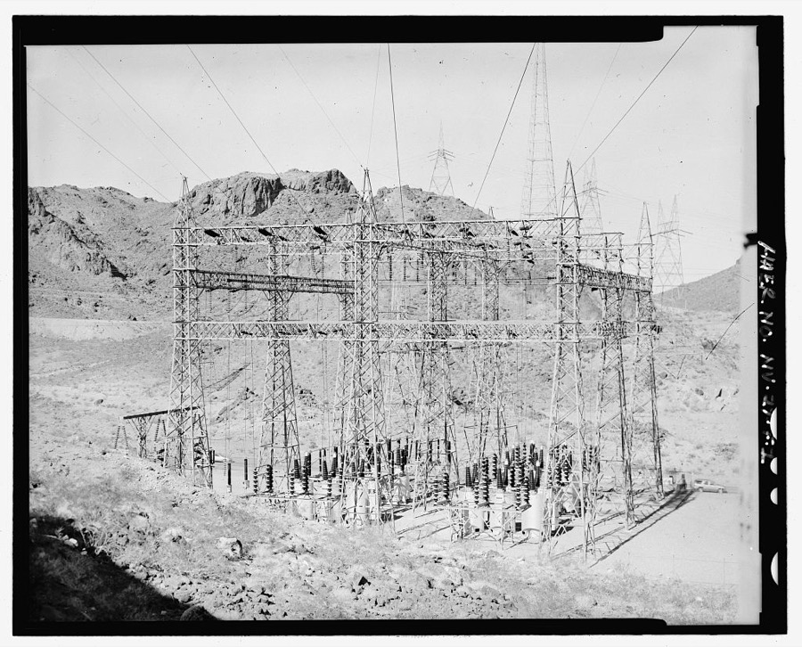 Hoover Dam, Arizona-Nevada Switchyard, U.S. Highway 93, Boulder City, Clark County, NV
