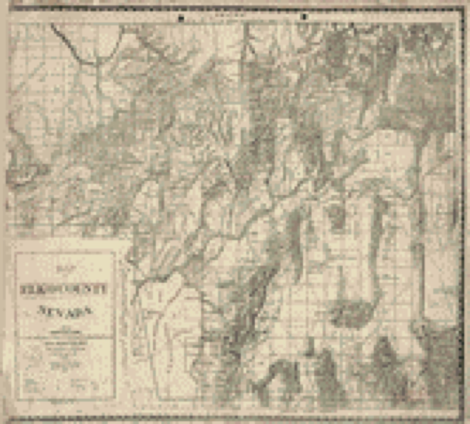 Land ownership map, 1894 - Map of Elko County, Nevada : showing: surveyed land, towns, mining districts, streams, rivers, principal ranches, post offices, school districts, main reservoir sites, principal roads and railroad & railroad land limits