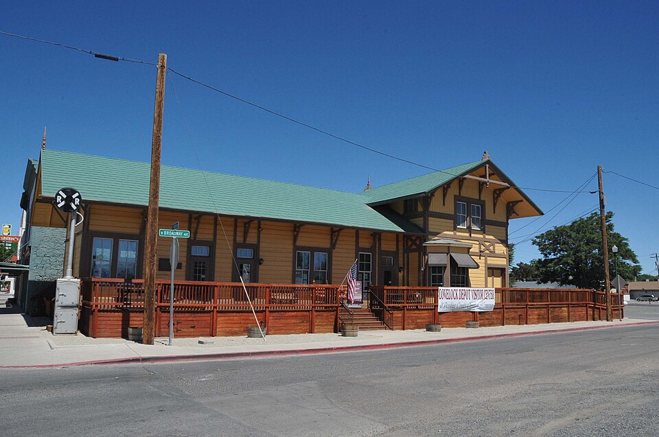 Photograph of Central Pacific Railroad Depot