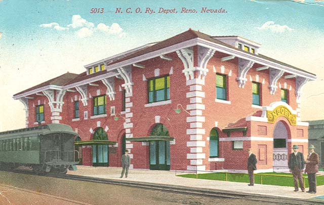 Photograph of Nevada-California-Oregon Railroad Depot