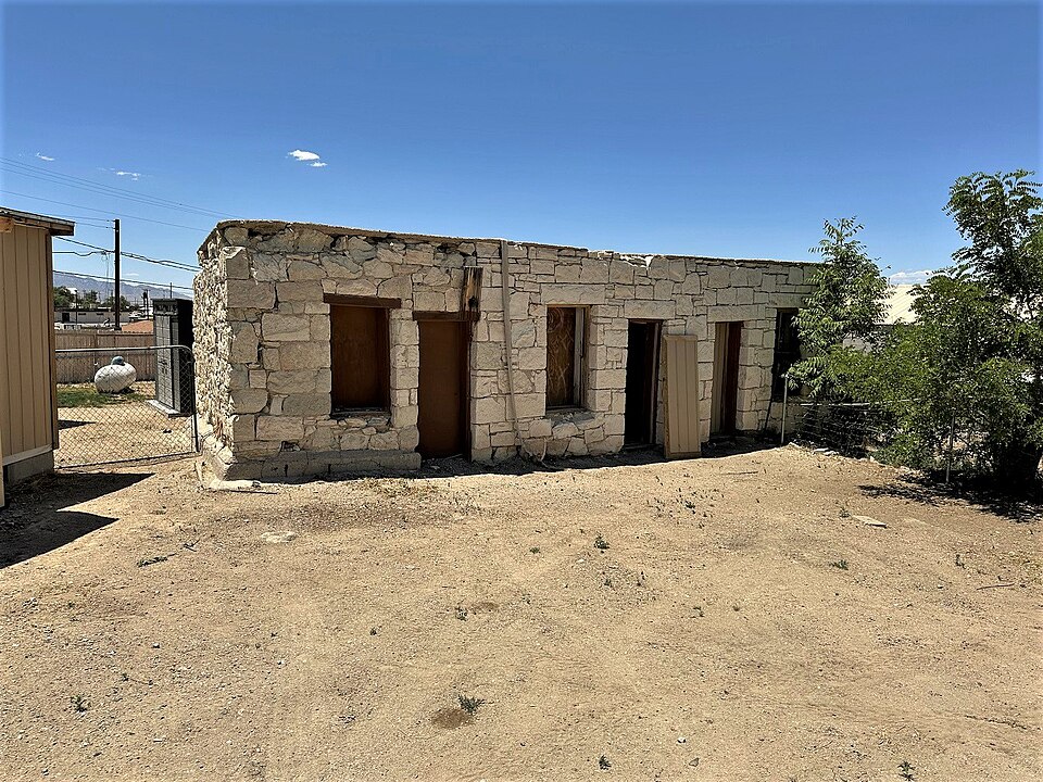 Photograph of Stone Jail Building and Row House