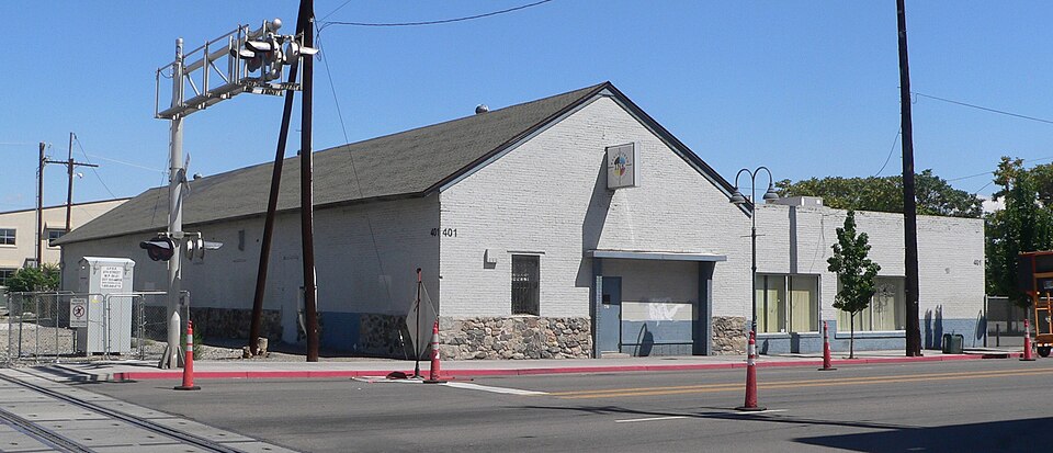 Photograph of Nevada-California-Oregon Railway Locomotive House and Machine Shop