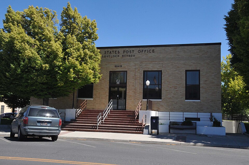 Photograph of U.S. Post Office-Lovelock Main