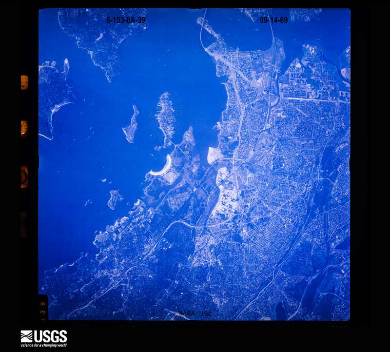 U.S. Geological Survey aerial photograph, 1969-09-14, scale 1:64955