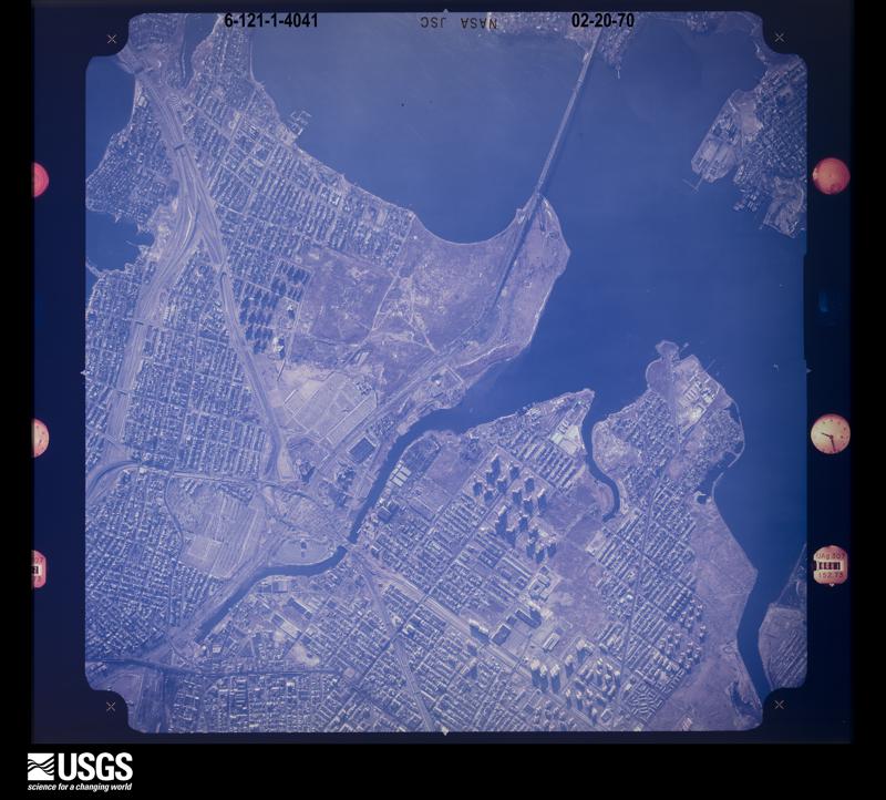 U.S. Geological Survey aerial photograph, 1970-02-20, scale 1:21429