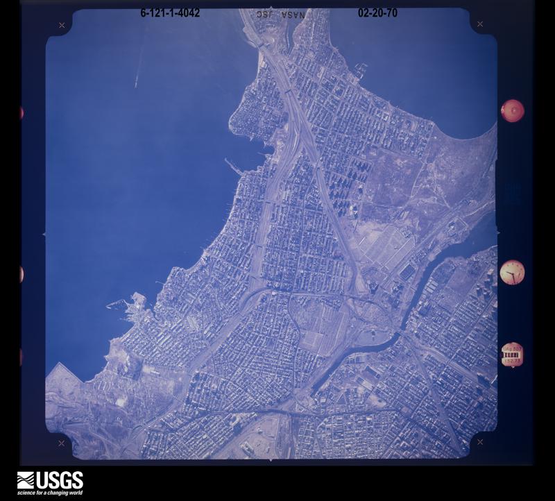U.S. Geological Survey aerial photograph, 1970-02-20, scale 1:21429