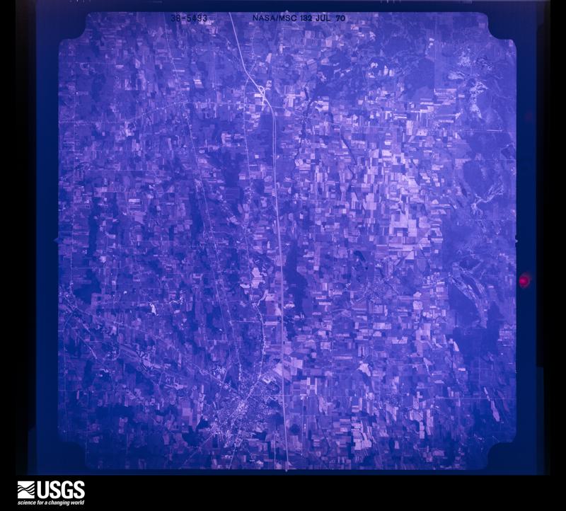 U.S. Geological Survey aerial photograph, 1970-07-06, scale 1:120643