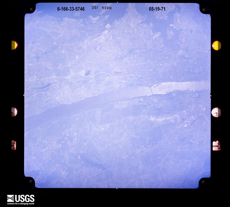 U.S. Geological Survey aerial photograph, 1971-05-19, scale 1:120622