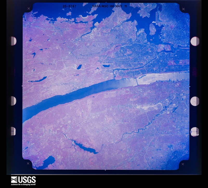 U.S. Geological Survey aerial photograph, 1971-05-19, scale 1:120324
