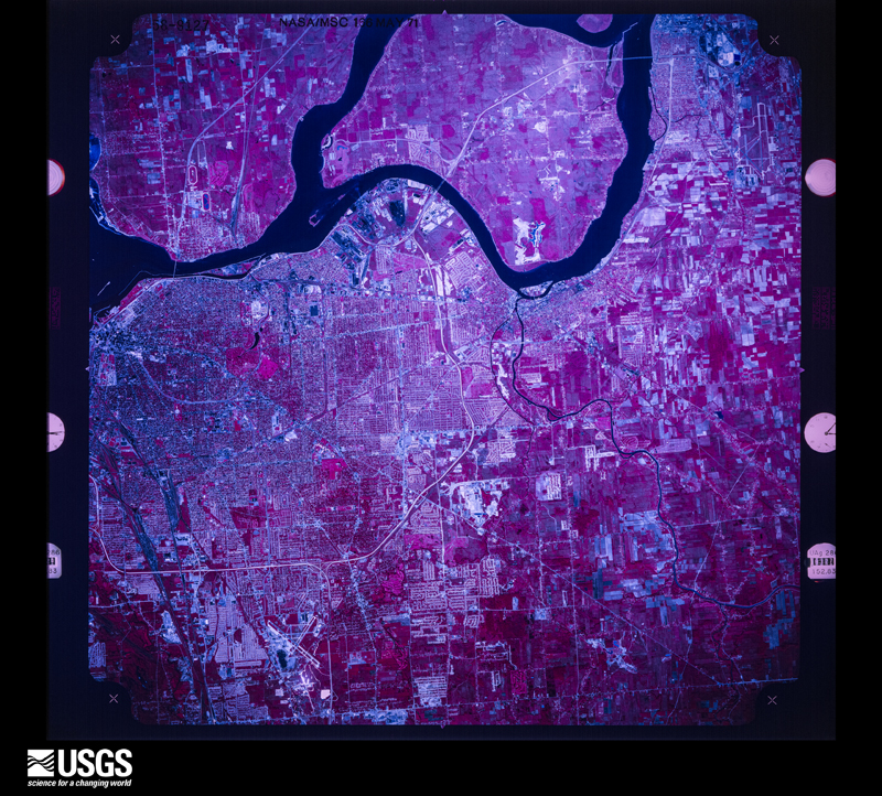 U.S. Geological Survey aerial photograph, 1971-05-29, scale 1:120256