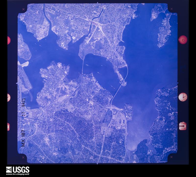 U.S. Geological Survey aerial photograph, 1971-10-08, scale 1:49659