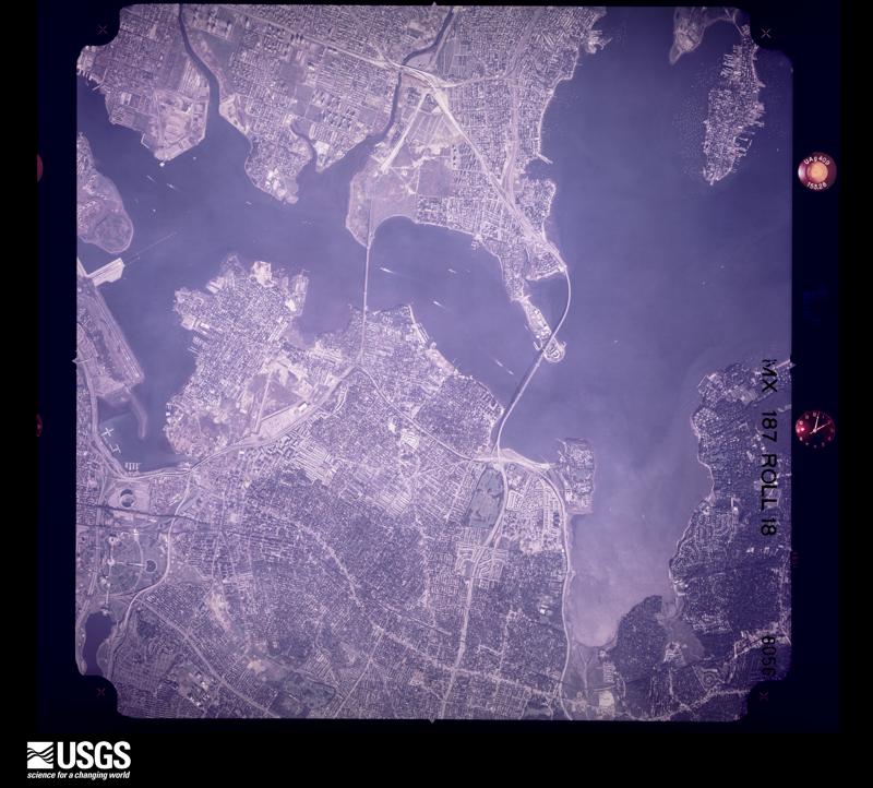 U.S. Geological Survey aerial photograph, 1971-10-08, scale 1:49937