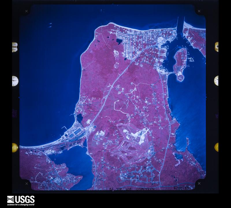 U.S. Geological Survey aerial photograph, 1972-01-12, scale 1:20046