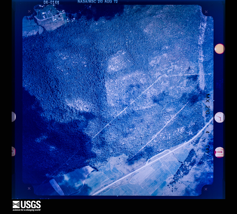 U.S. Geological Survey aerial photograph, 1972-08-11, scale 1:8578