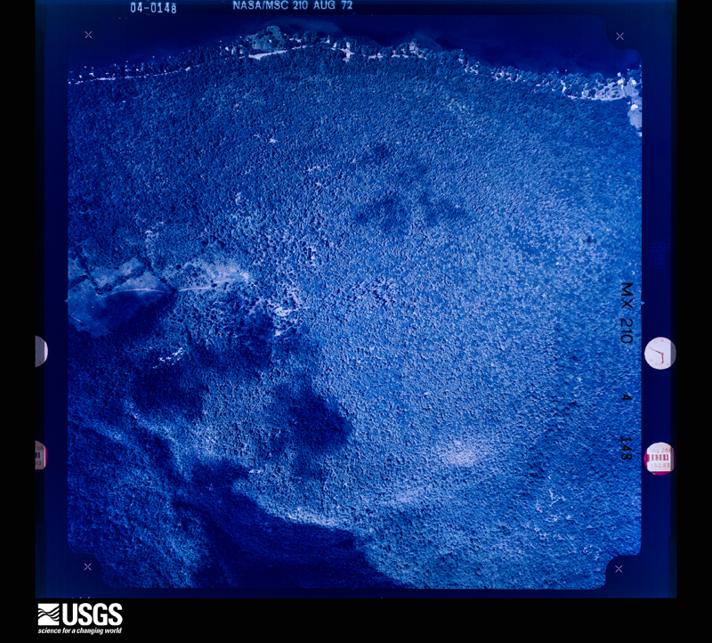 U.S. Geological Survey aerial photograph, 1972-08-11, scale 1:8533