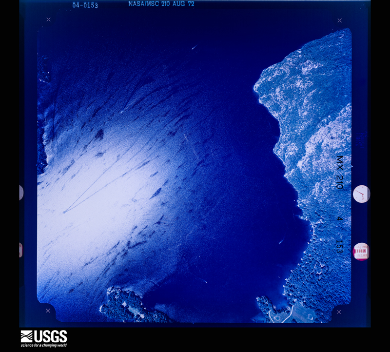 U.S. Geological Survey aerial photograph, 1972-08-11, scale 1:8499