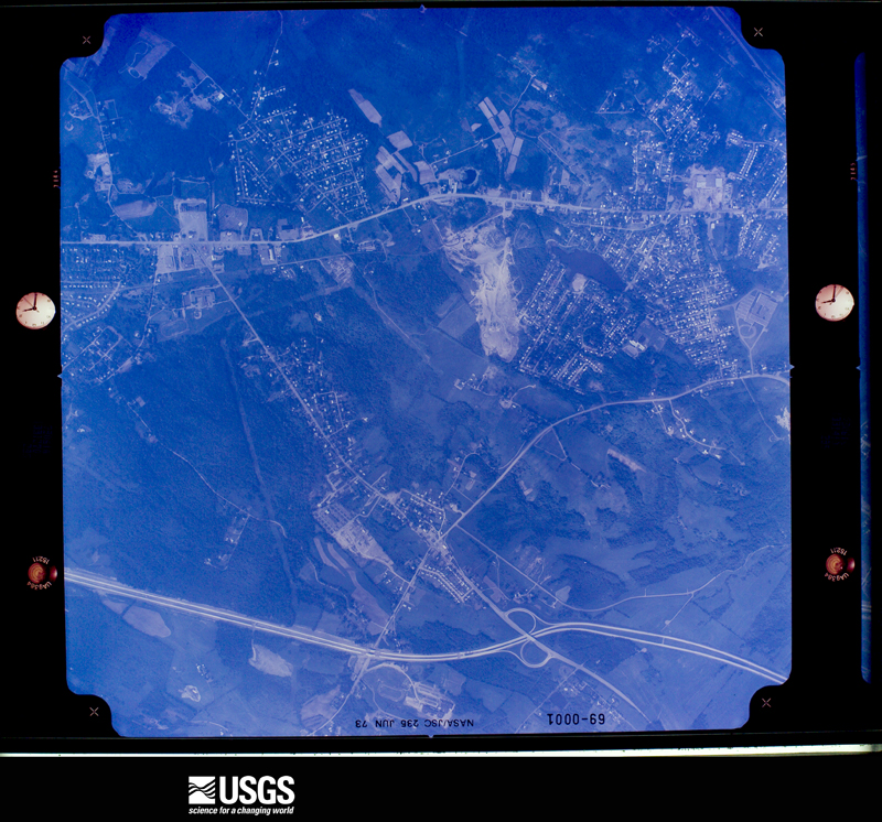 U.S. Geological Survey aerial photograph, 1973-06-16, scale 1:19611