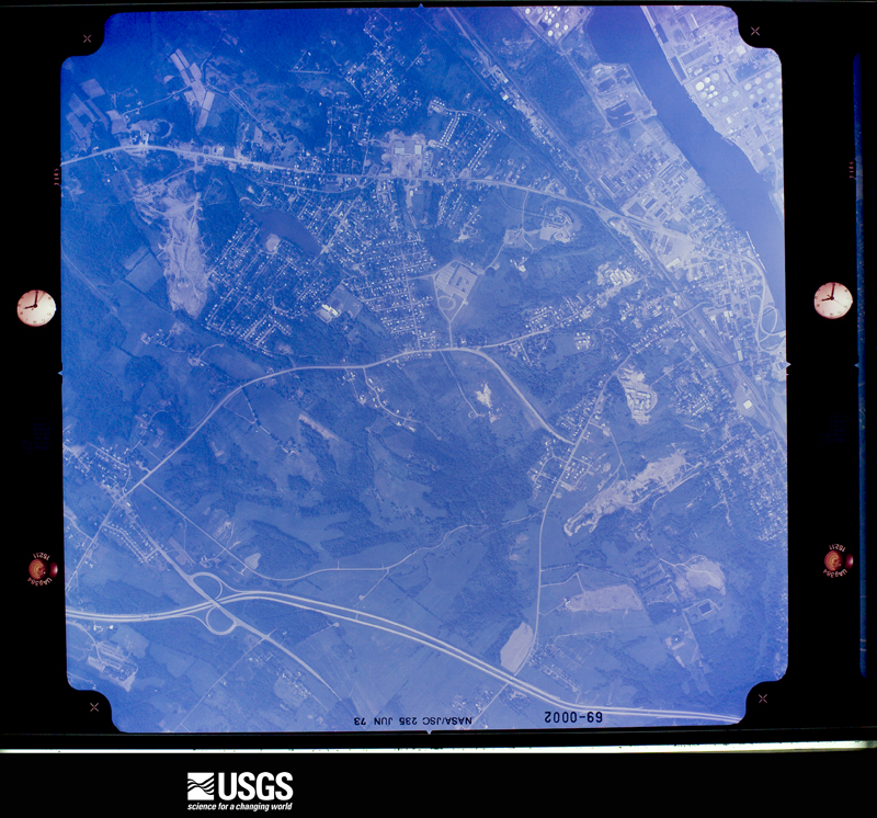 U.S. Geological Survey aerial photograph, 1973-06-16, scale 1:19611
