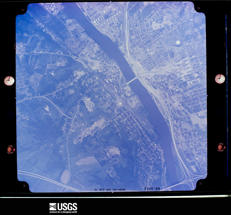 U.S. Geological Survey aerial photograph, 1973-06-16, scale 1:19611