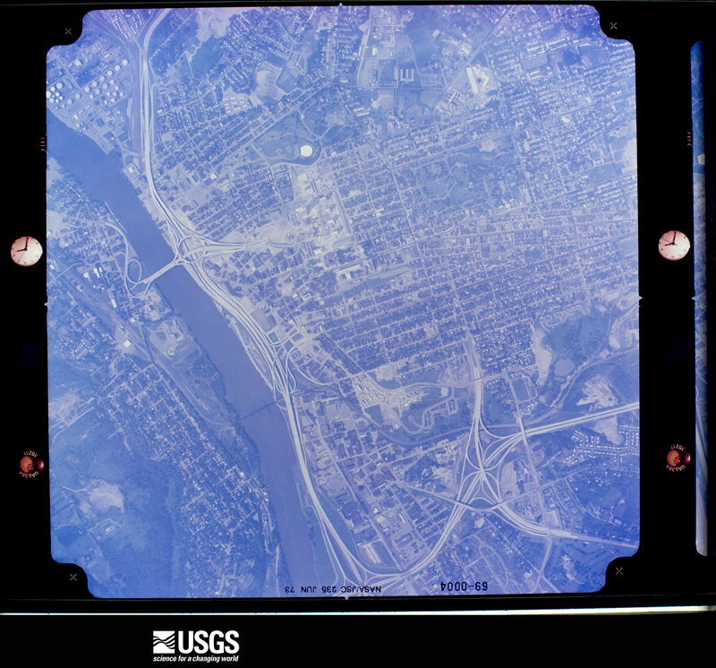 U.S. Geological Survey aerial photograph, 1973-06-16, scale 1:19611
