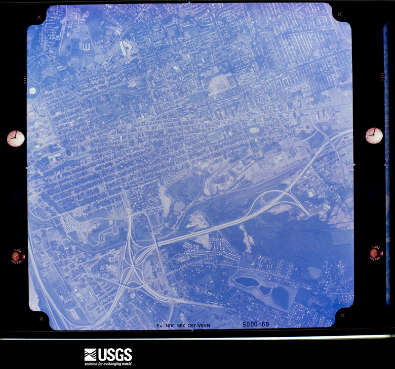 U.S. Geological Survey aerial photograph, 1973-06-16, scale 1:19699