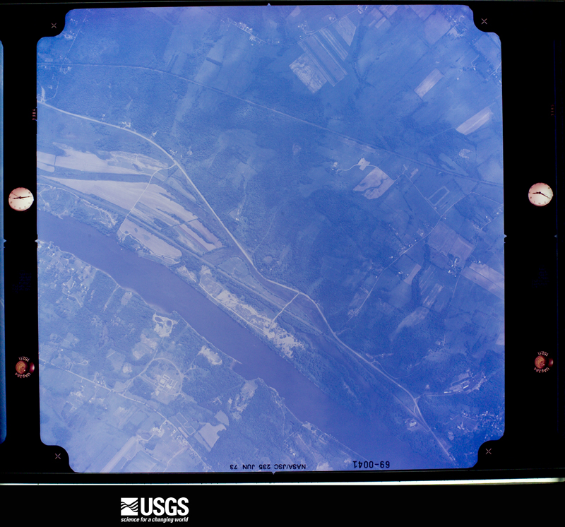 U.S. Geological Survey aerial photograph, 1973-06-16, scale 1:20674