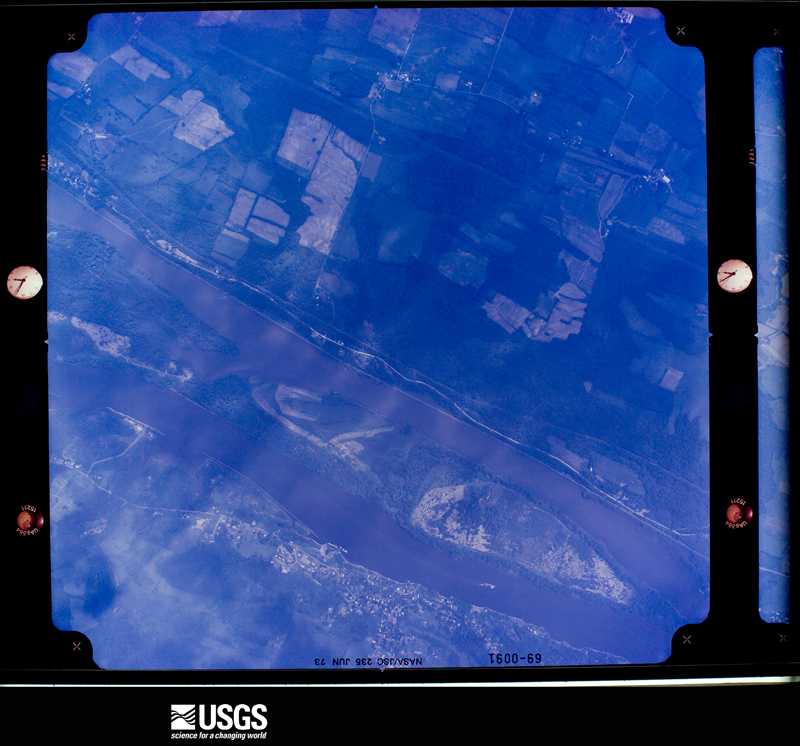 U.S. Geological Survey aerial photograph, 1973-06-16, scale 1:19922