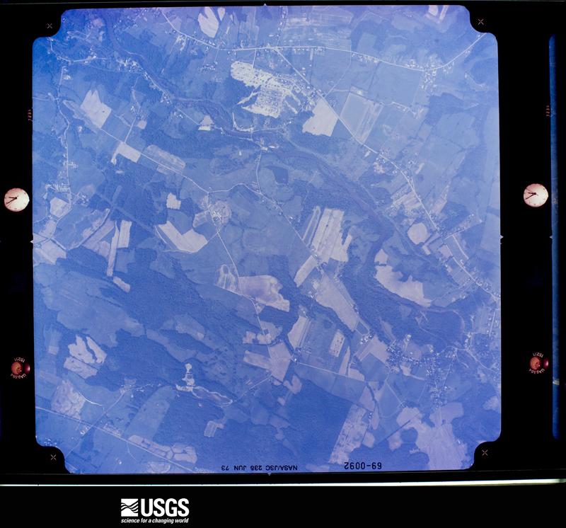 U.S. Geological Survey aerial photograph, 1973-06-16, scale 1:19873