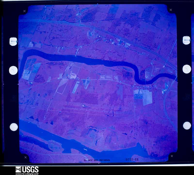 U.S. Geological Survey aerial photograph, 1973-06-25, scale 1:20087