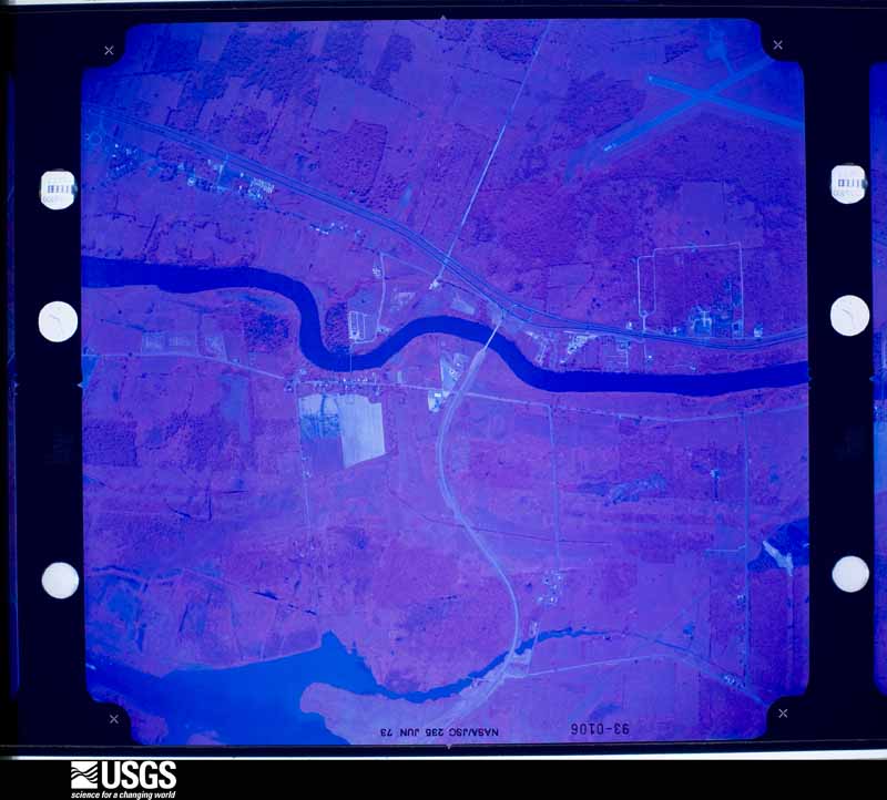 U.S. Geological Survey aerial photograph, 1973-06-25, scale 1:20087