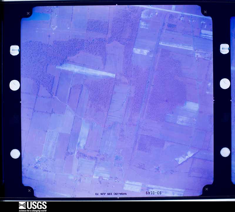 U.S. Geological Survey aerial photograph, 1973-06-25, scale 1:10010