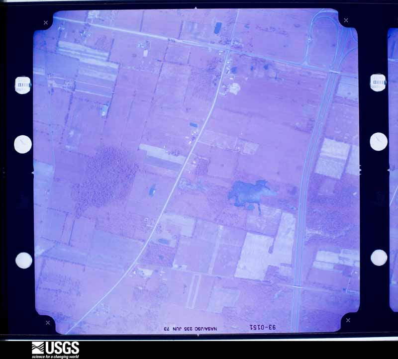U.S. Geological Survey aerial photograph, 1973-06-25, scale 1:10010