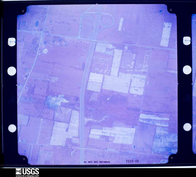 U.S. Geological Survey aerial photograph, 1973-06-25, scale 1:10010