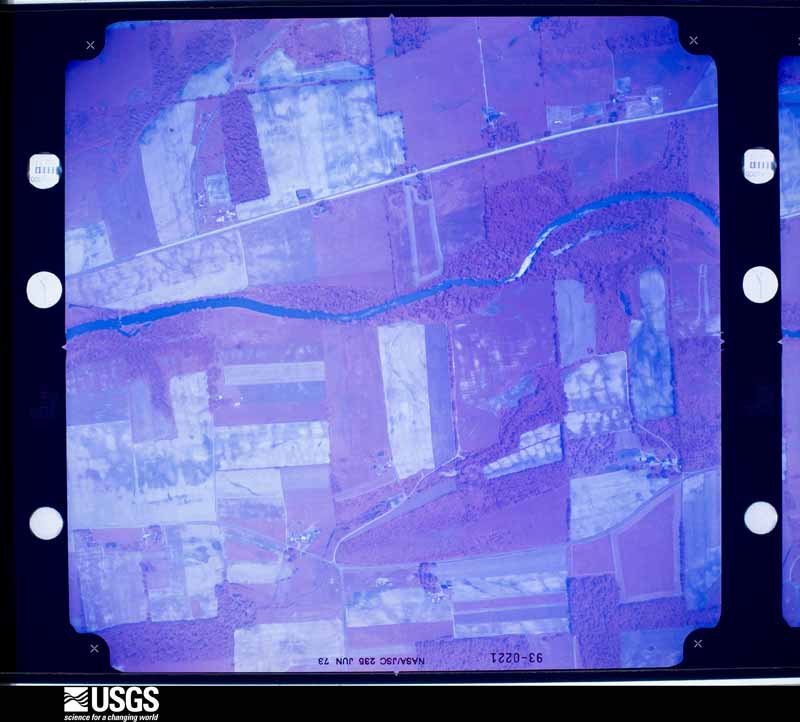 U.S. Geological Survey aerial photograph, 1973-06-25, scale 1:10307