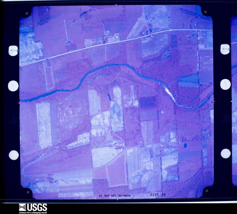 U.S. Geological Survey aerial photograph, 1973-06-25, scale 1:10307