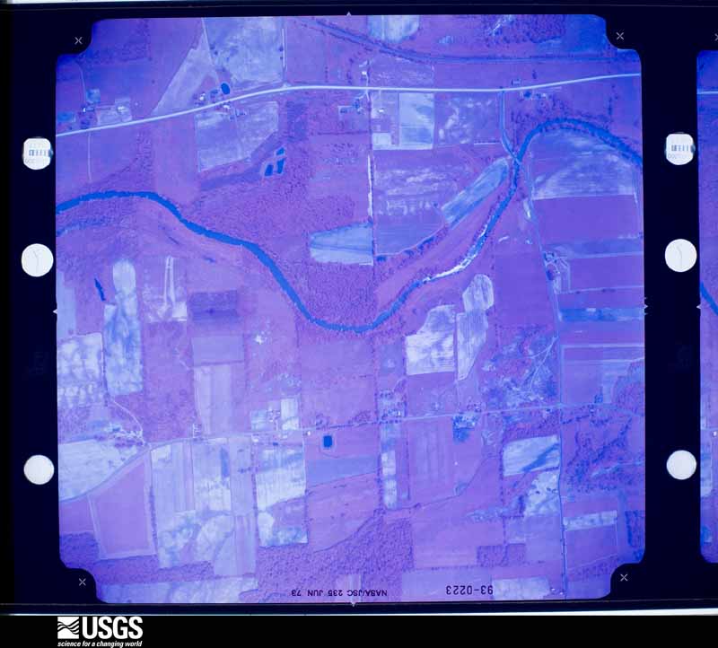 U.S. Geological Survey aerial photograph, 1973-06-25, scale 1:10307
