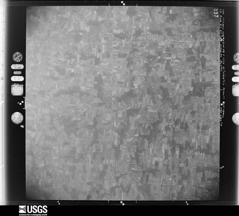 U.S. Geological Survey aerial photograph, 1958-06-03, scale 1:60000