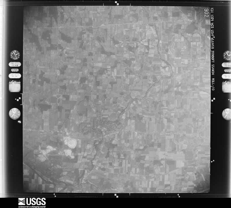 U.S. Geological Survey aerial photograph, 1958-06-03, scale 1:60000