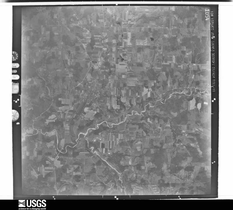 U.S. Geological Survey aerial photograph, 1956-10-29, scale 1:60000