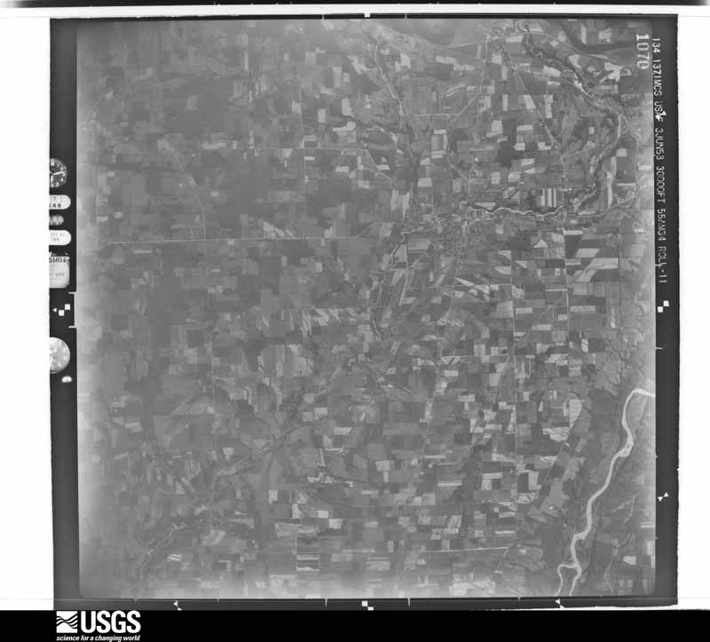 U.S. Geological Survey aerial photograph, 1958-06-03, scale 1:60000